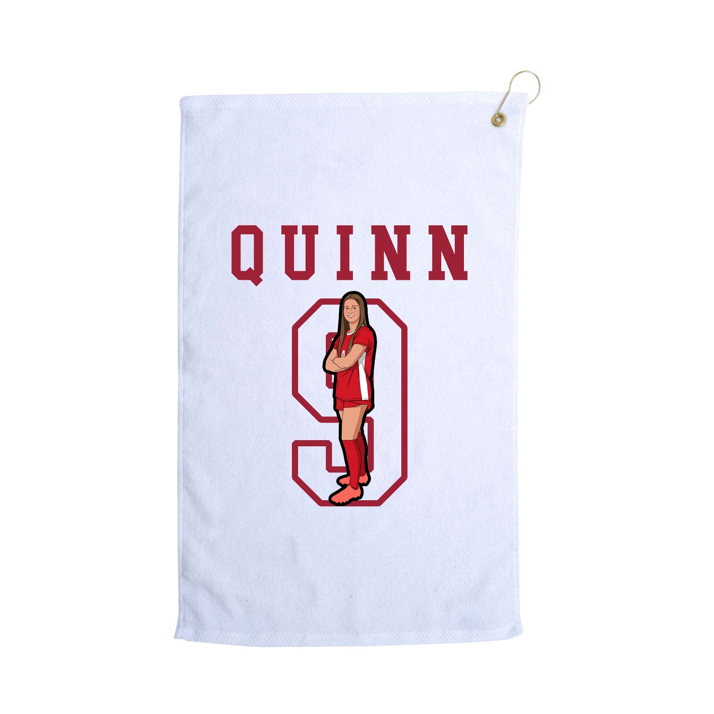 Golf Towel — Shirsey in White