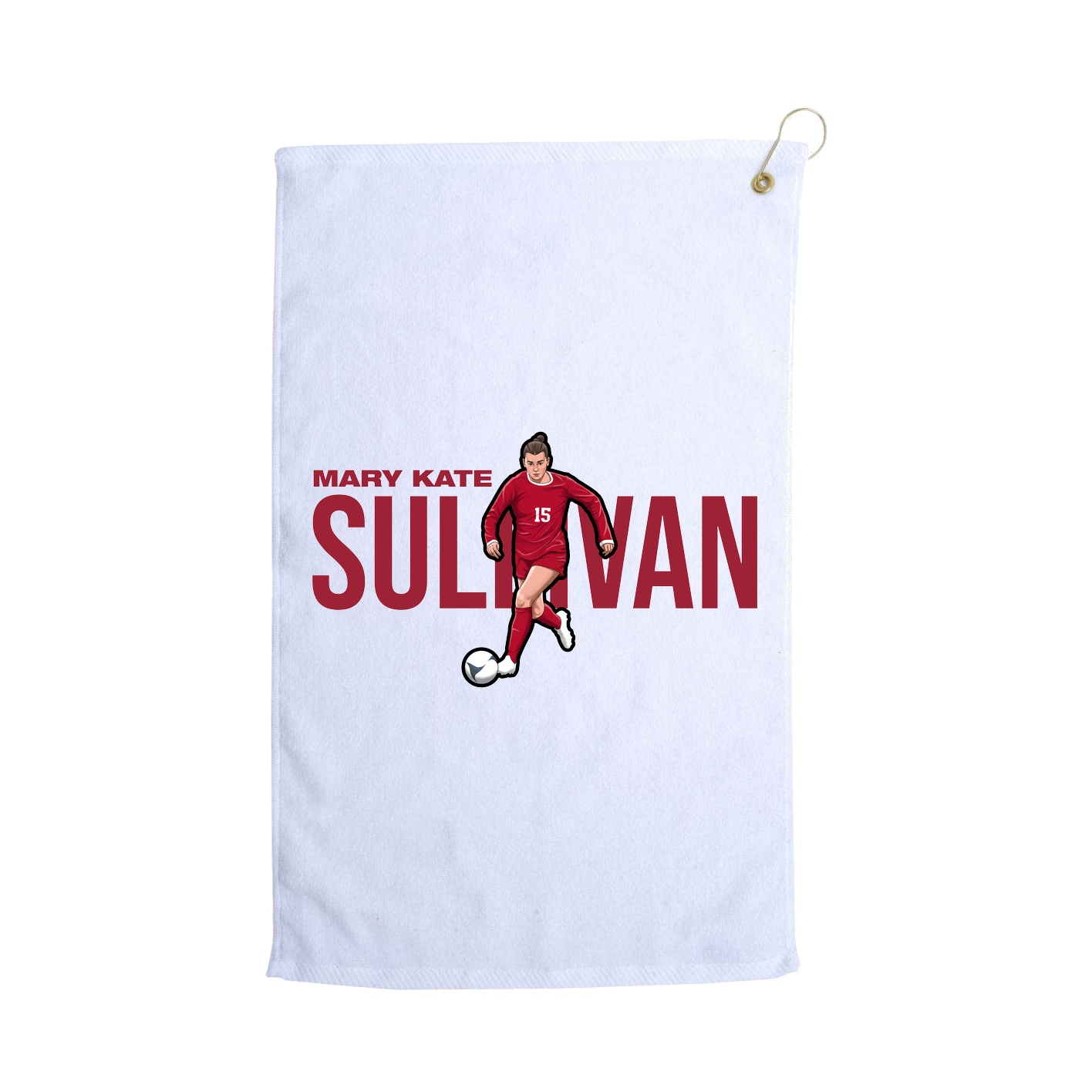 Golf Towel — Player Name in White