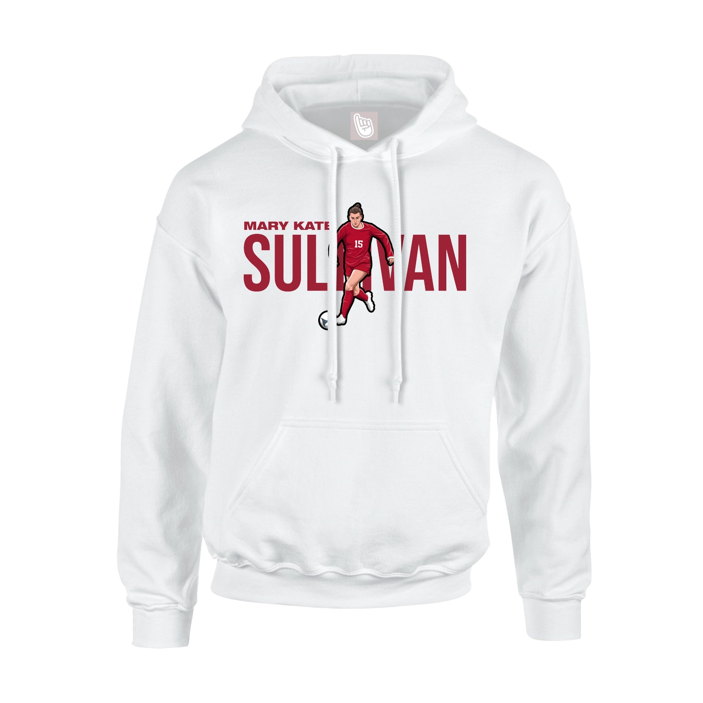 Hoodie — Player Name in White