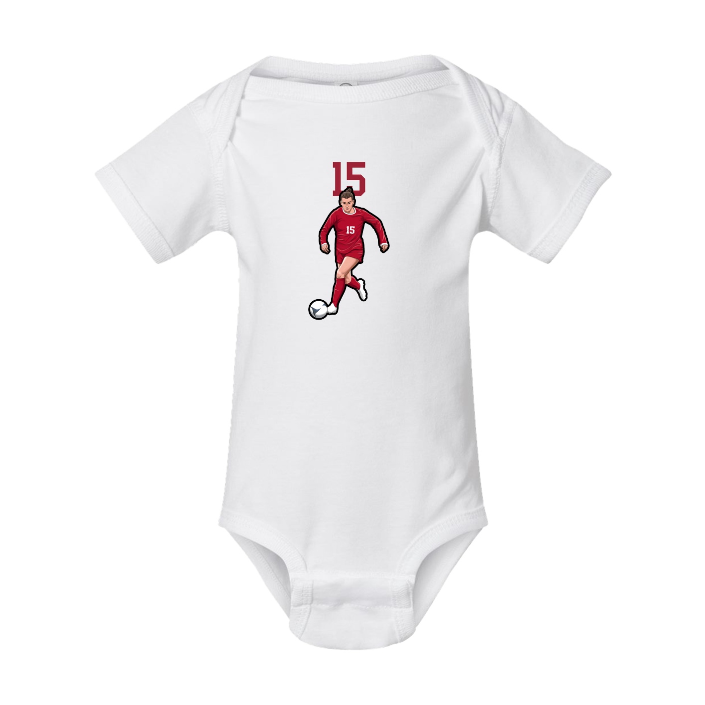 Baby Onesie — Number Top in White