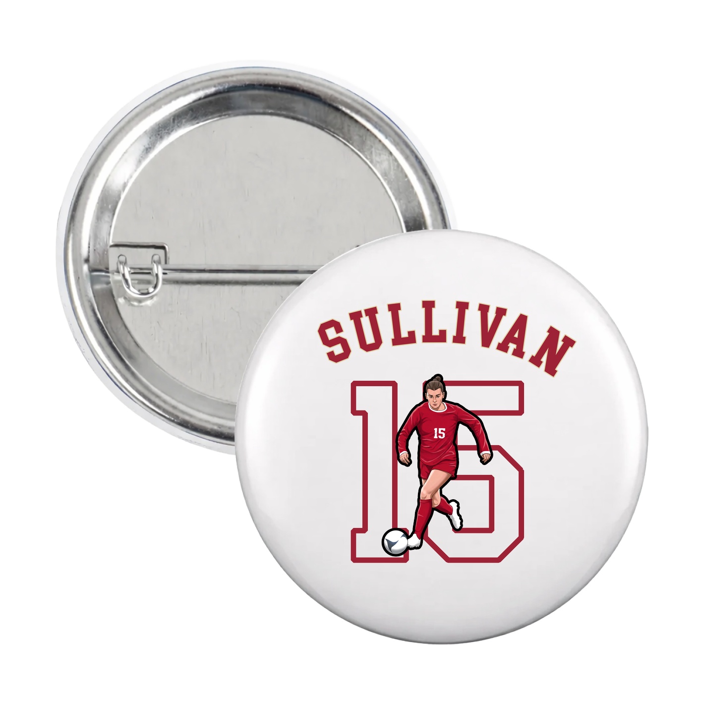 Game Day Button — Shirsey Arch in White