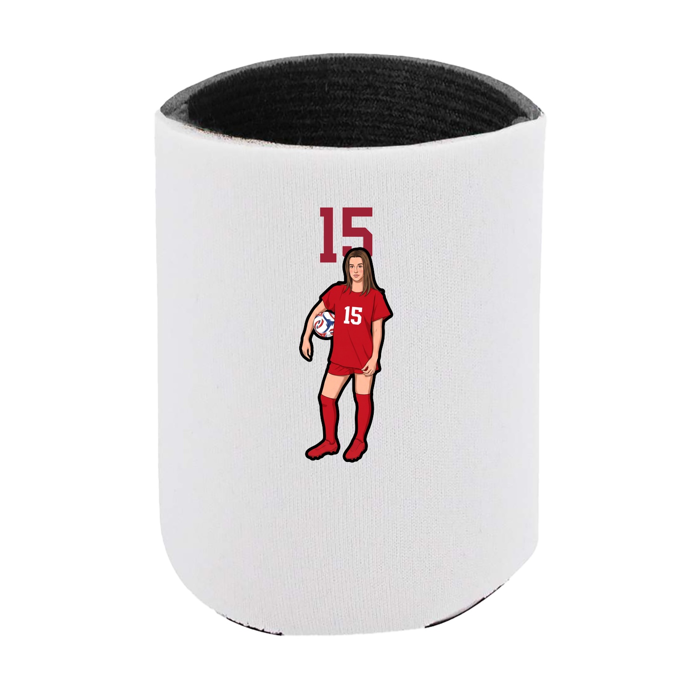 Can Holder — Number Top in White
