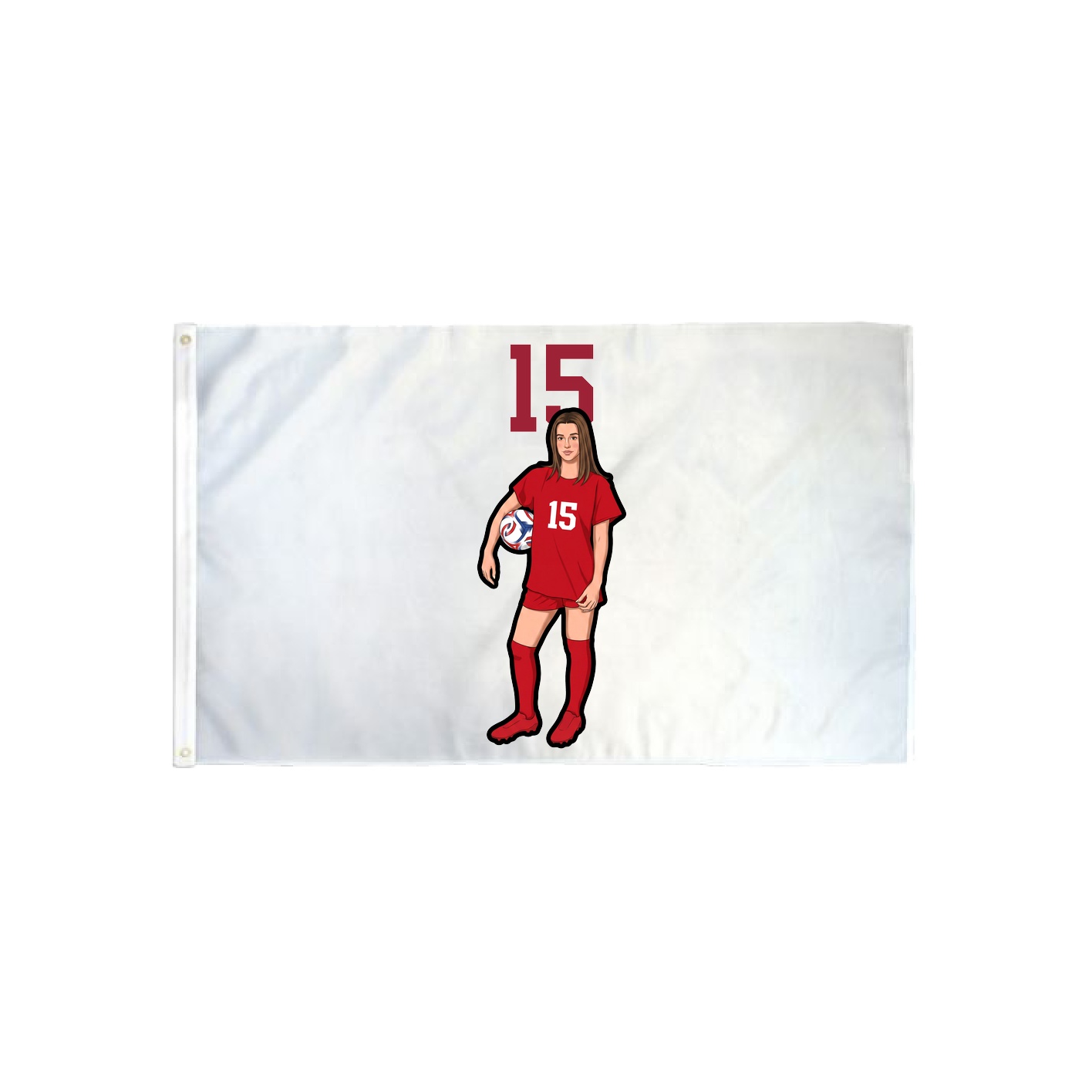 3x5 Flag — Number Top in Classic