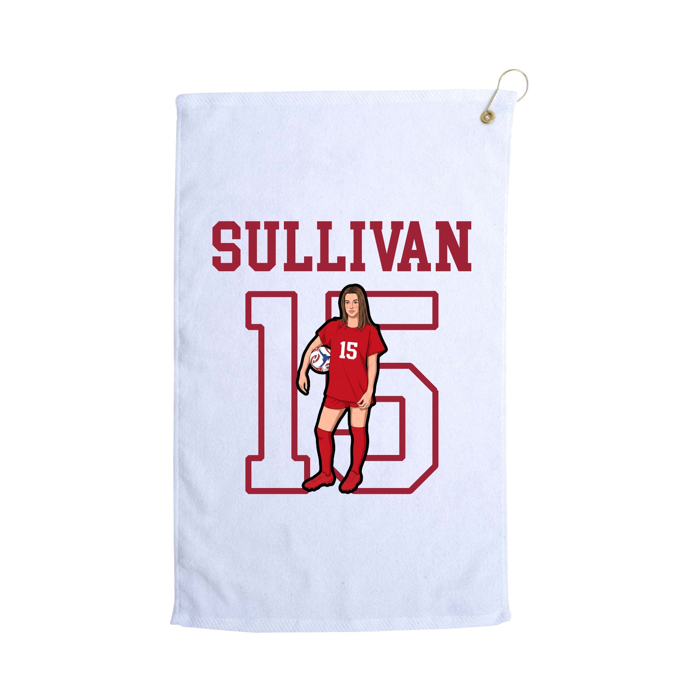 Golf Towel — Shirsey in White
