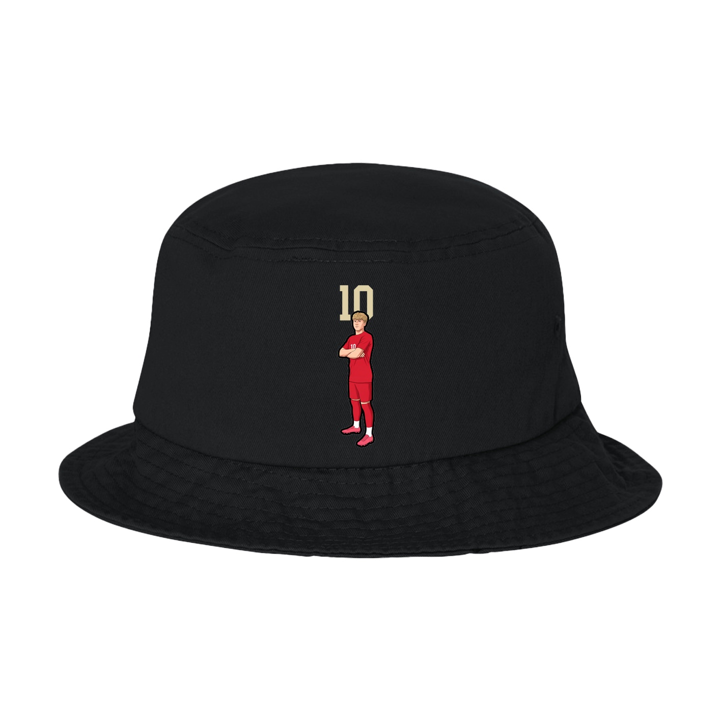 Bucket Cap — Number Top in Black