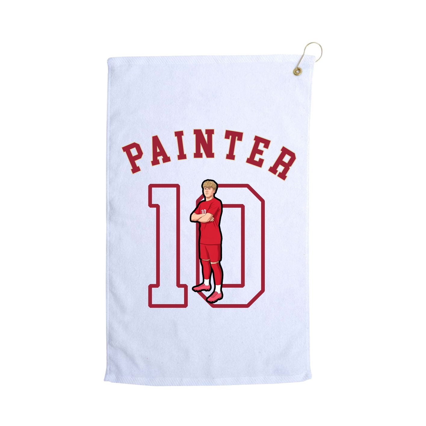 Golf Towel — Shirsey Arch in White