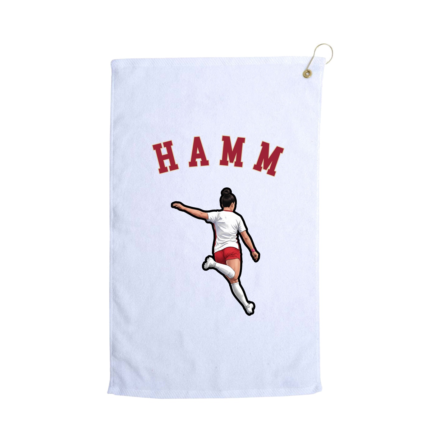 Golf Towel — Shirsey Arch in White