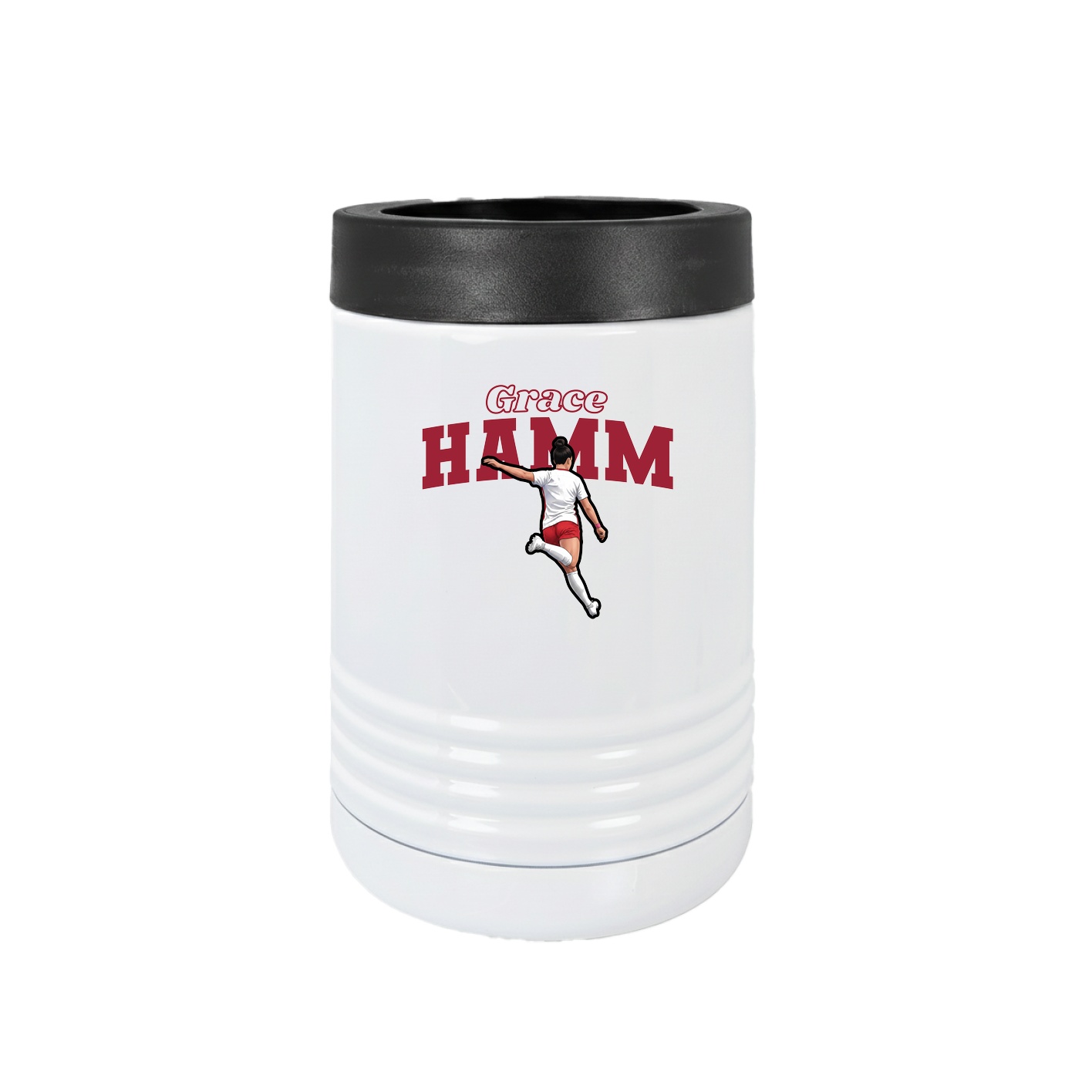 Beverage Holder — Name Arch in White