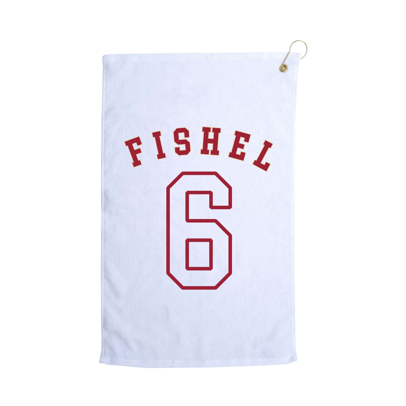 Golf Towel — Shirsey Arch in White
