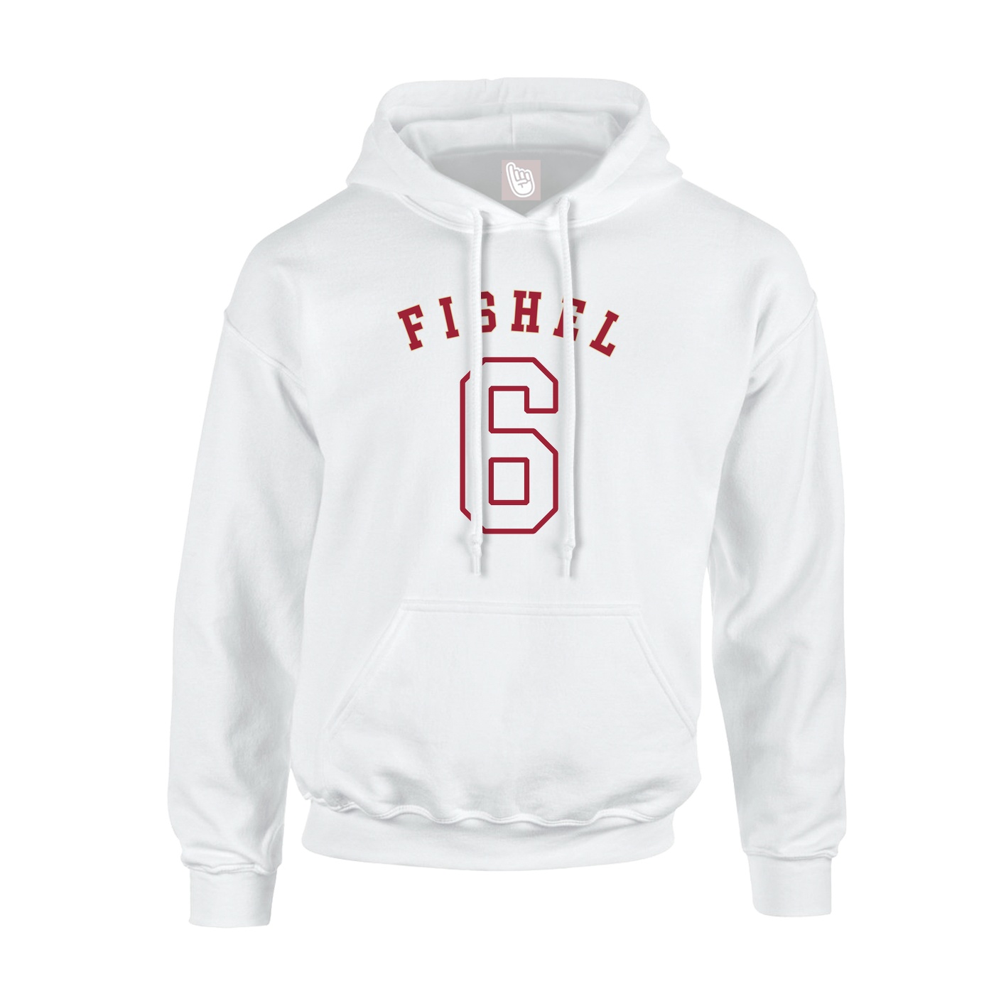 Youth Hoodie — Shirsey Arch in White