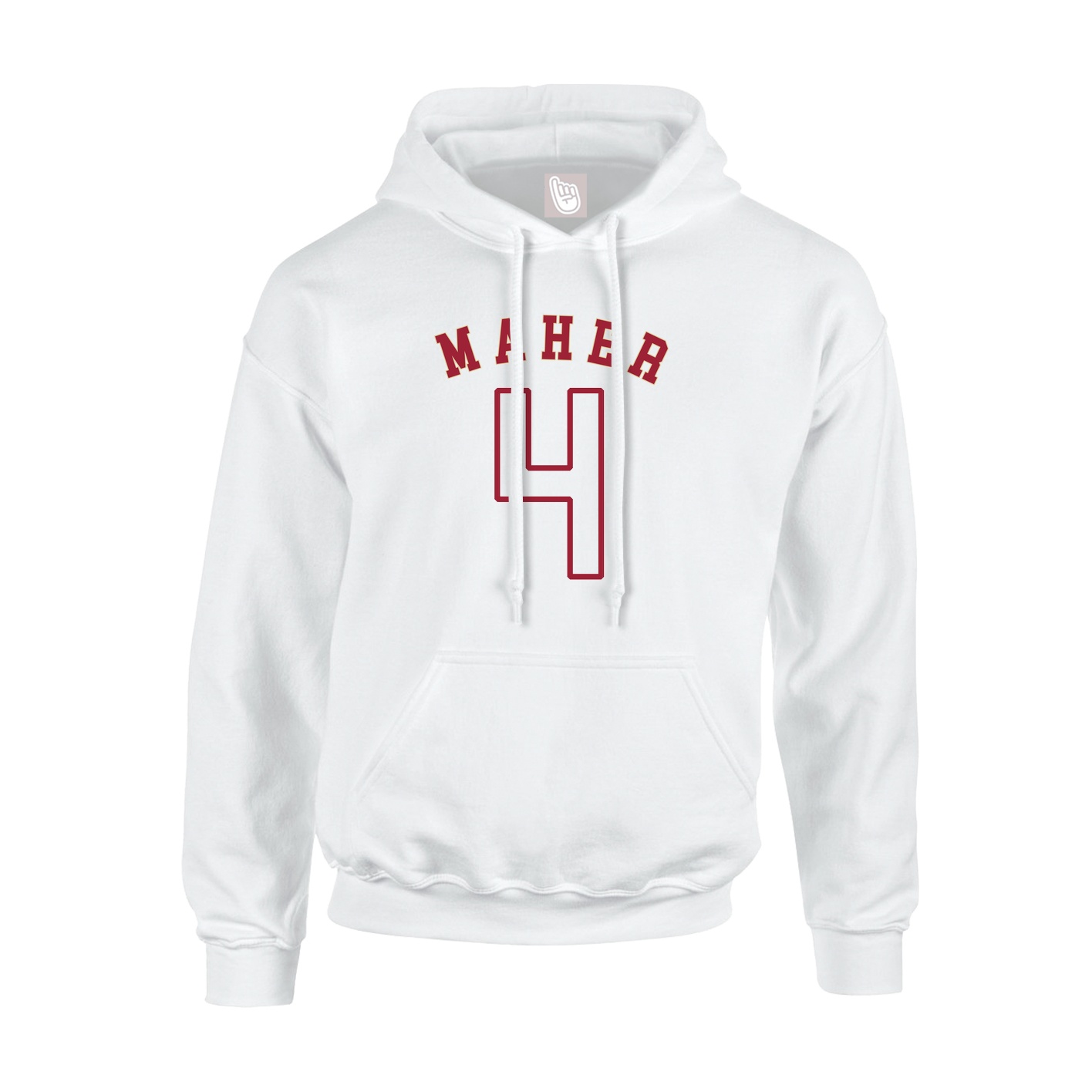 Youth Hoodie — Shirsey Arch in White
