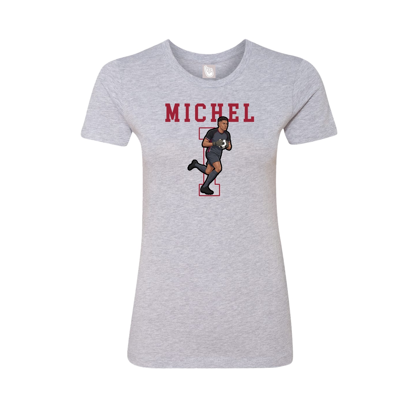 Fitted Women's Tee — Shirsey in Grey