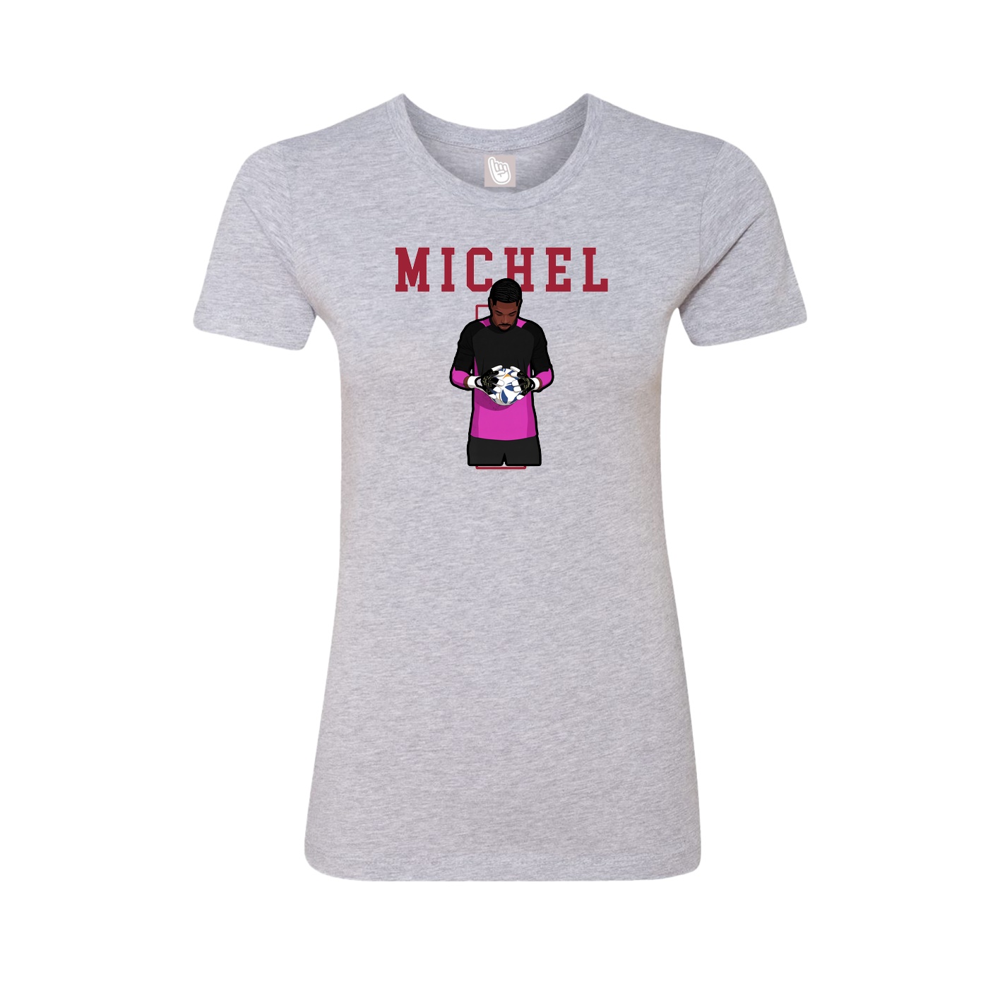Fitted Women's Tee — Shirsey in Grey