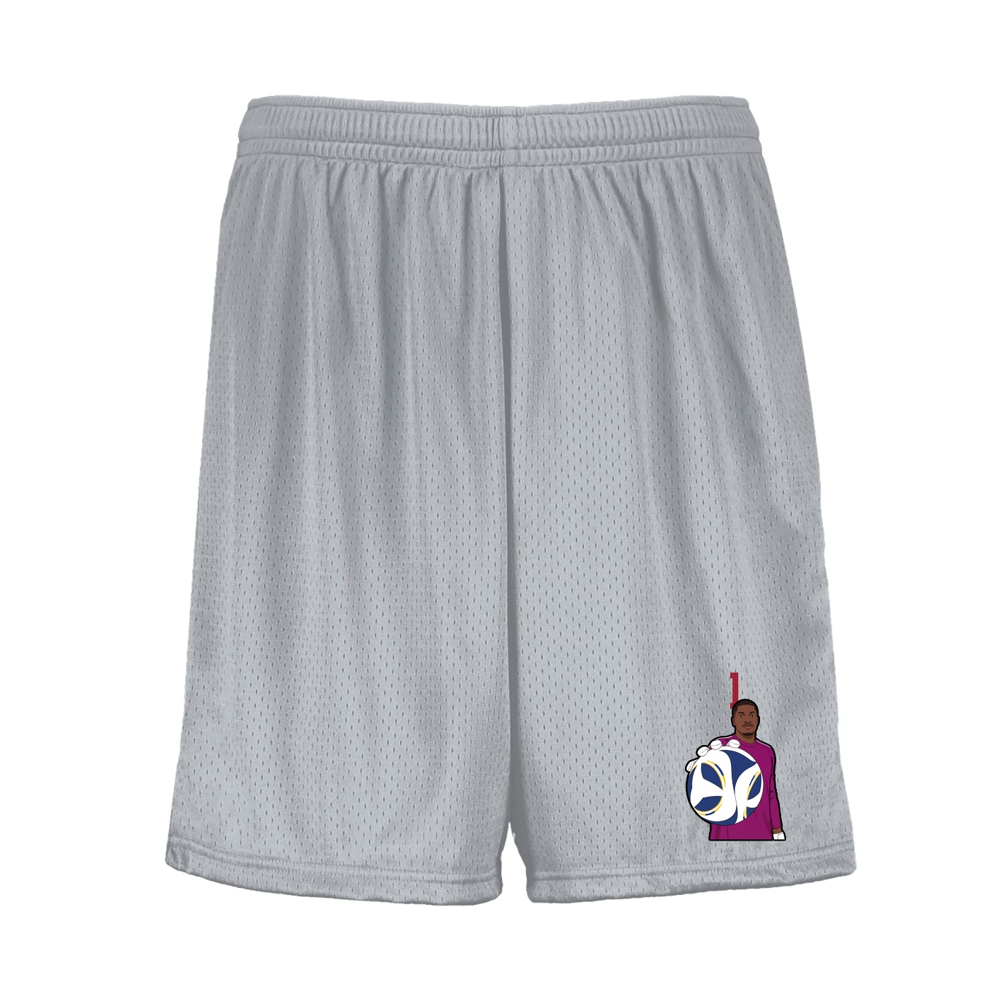 Shorts — Number Top in Silver