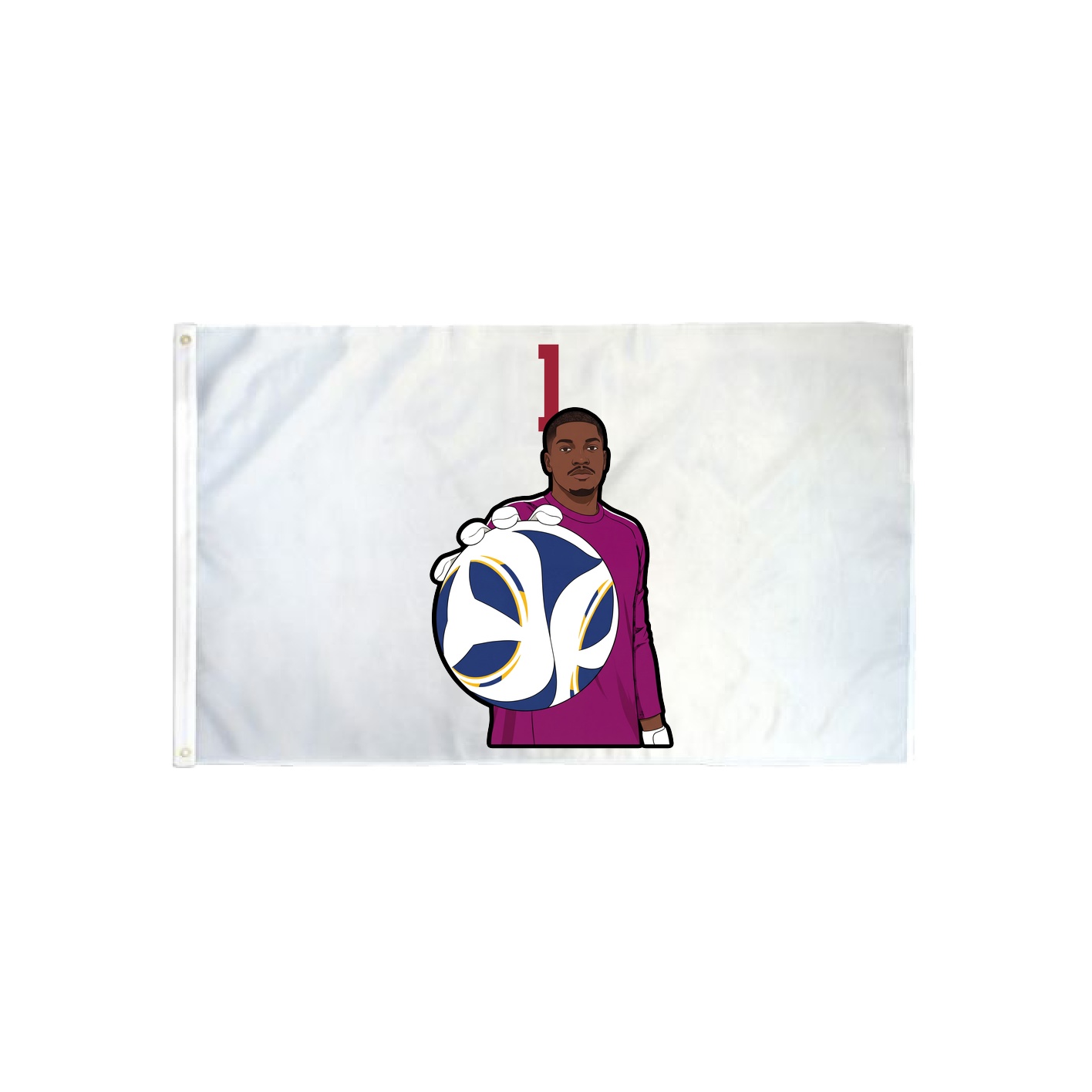 3x5 Flag — Number Top in Classic