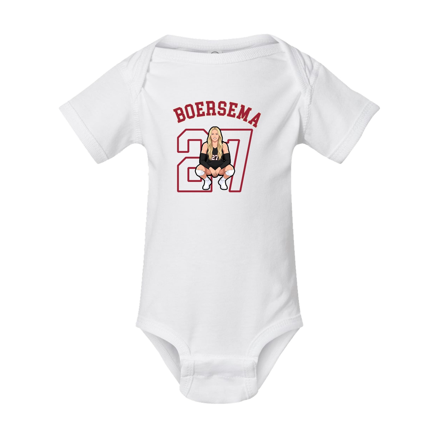 Baby Onesie — Shirsey Arch in White