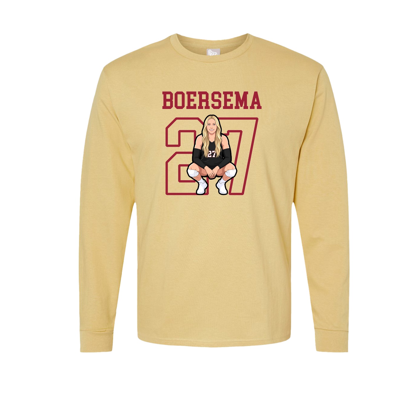 Long Sleeve Tee — Shirsey in Vegas Gold