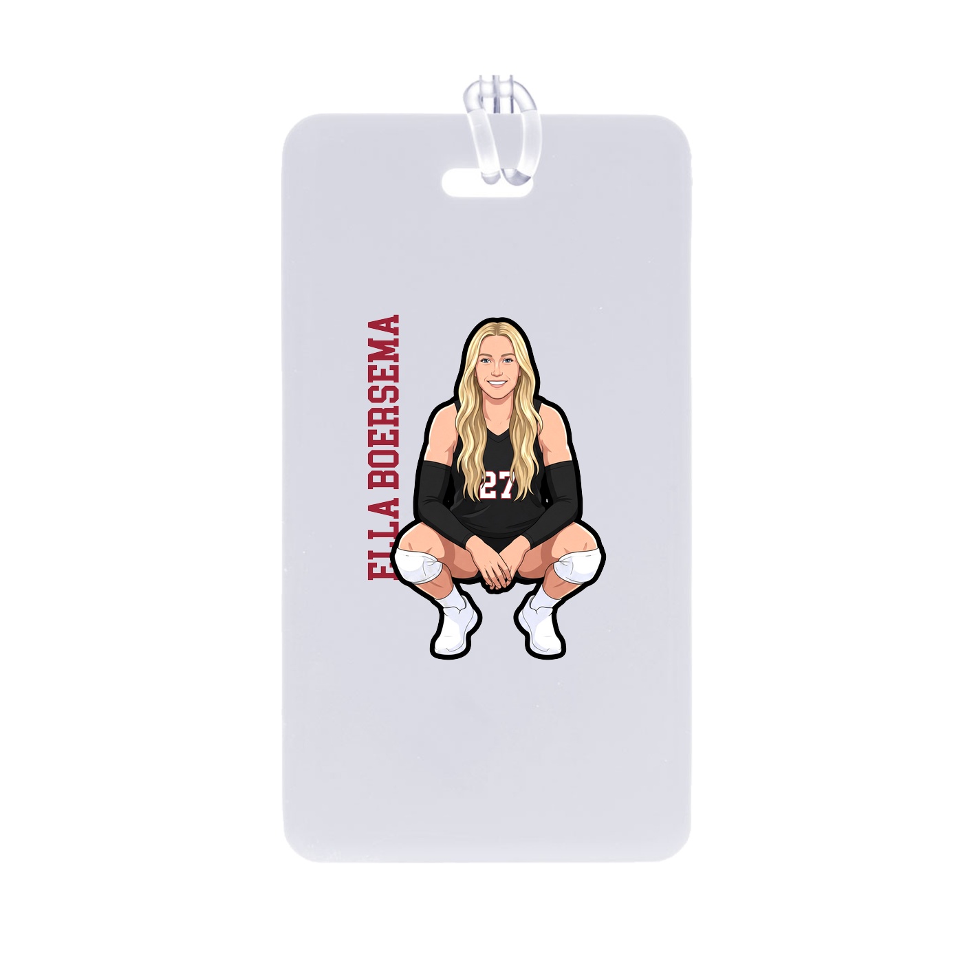 Bag Tag — Name Vertical in Classic
