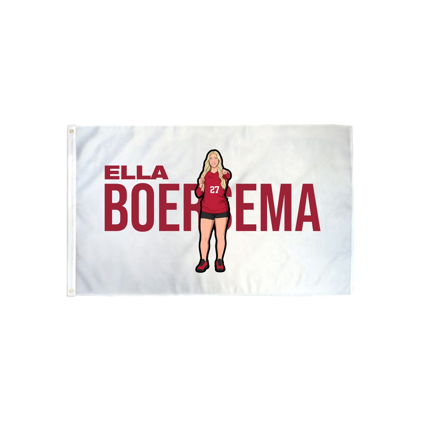 3x5 Flag — Player Name in Classic