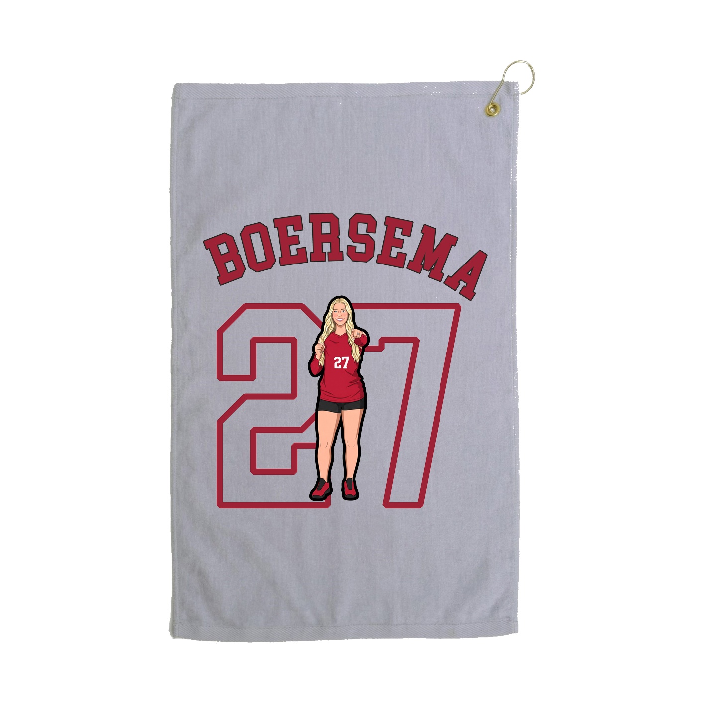 Golf Towel — Shirsey Arch in Grey