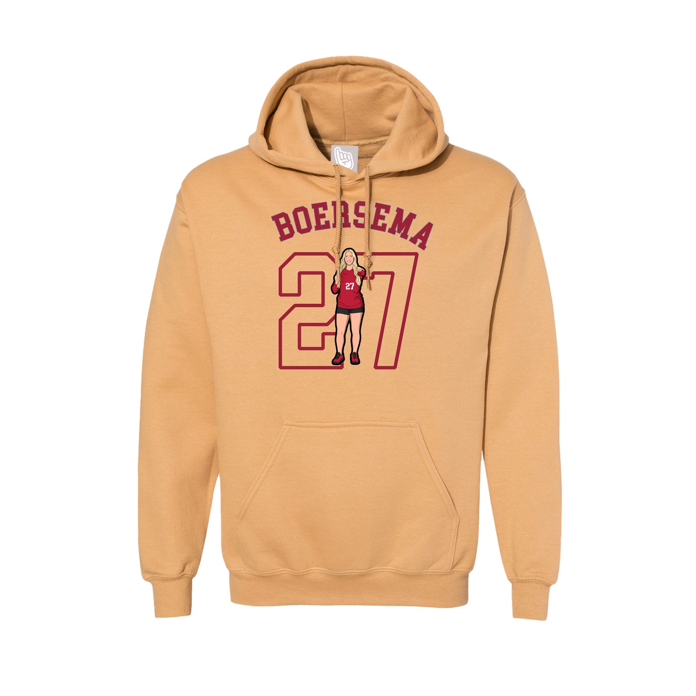 Hoodie — Shirsey Arch in Vegas Gold