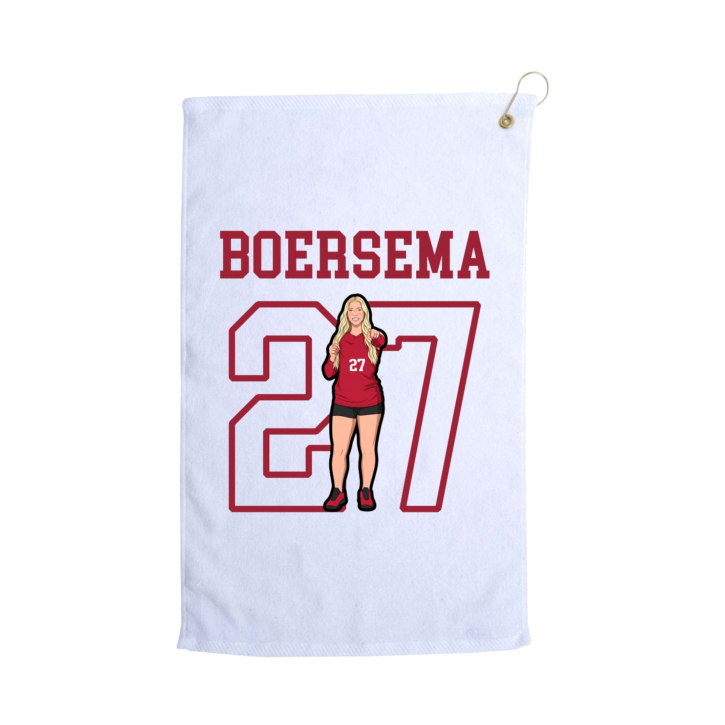 Golf Towel — Shirsey in White