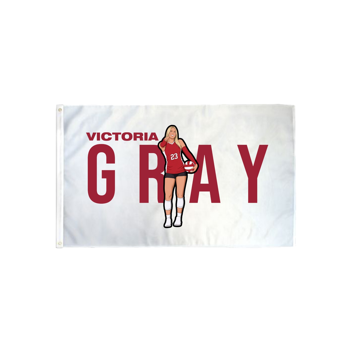 3x5 Flag — Player Name in Classic
