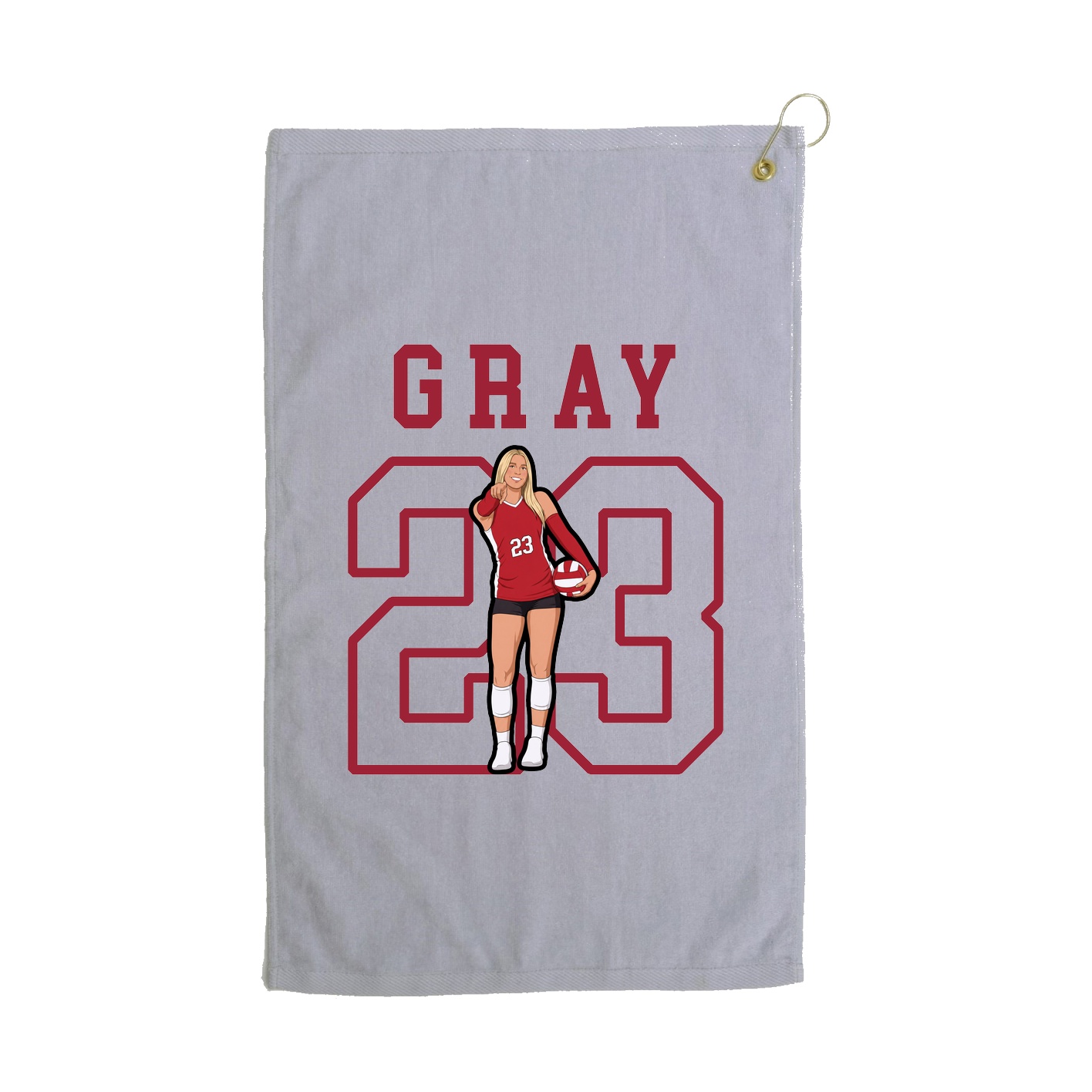 Golf Towel — Shirsey in Grey