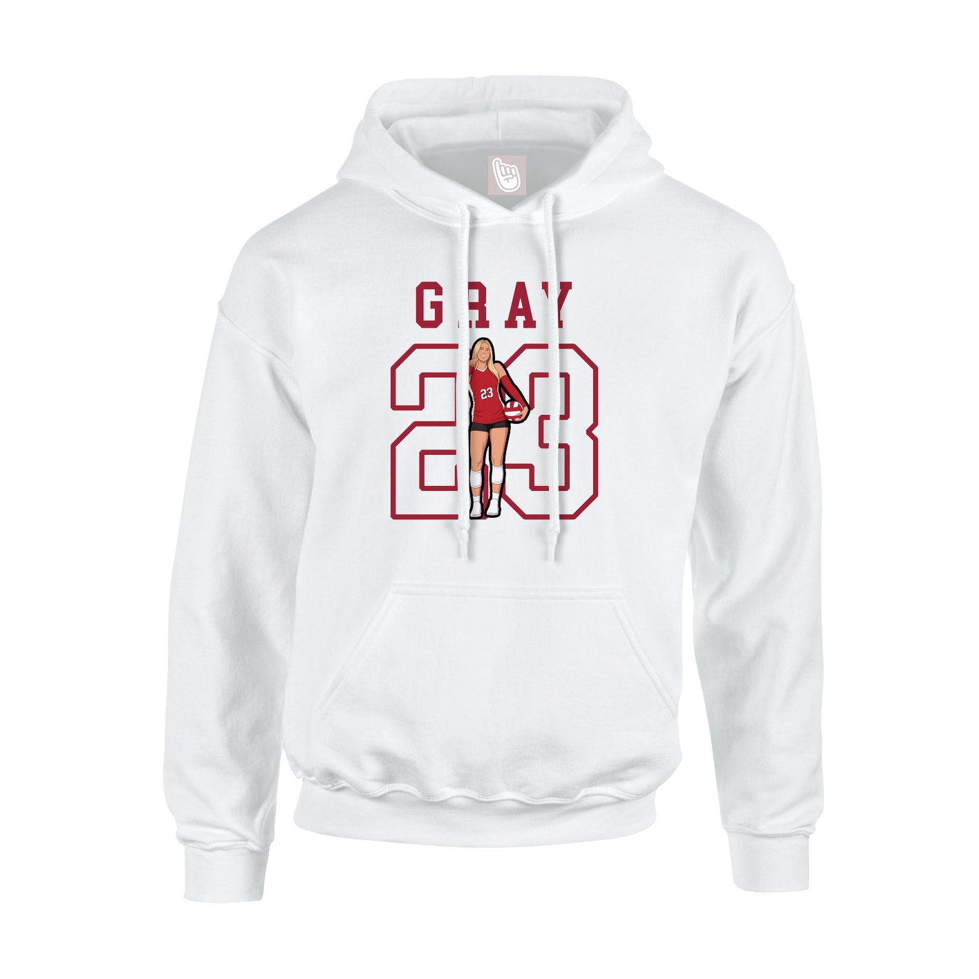 Youth Hoodie — Shirsey in White
