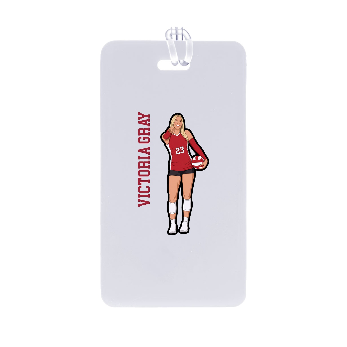 Bag Tag — Name Vertical in Classic