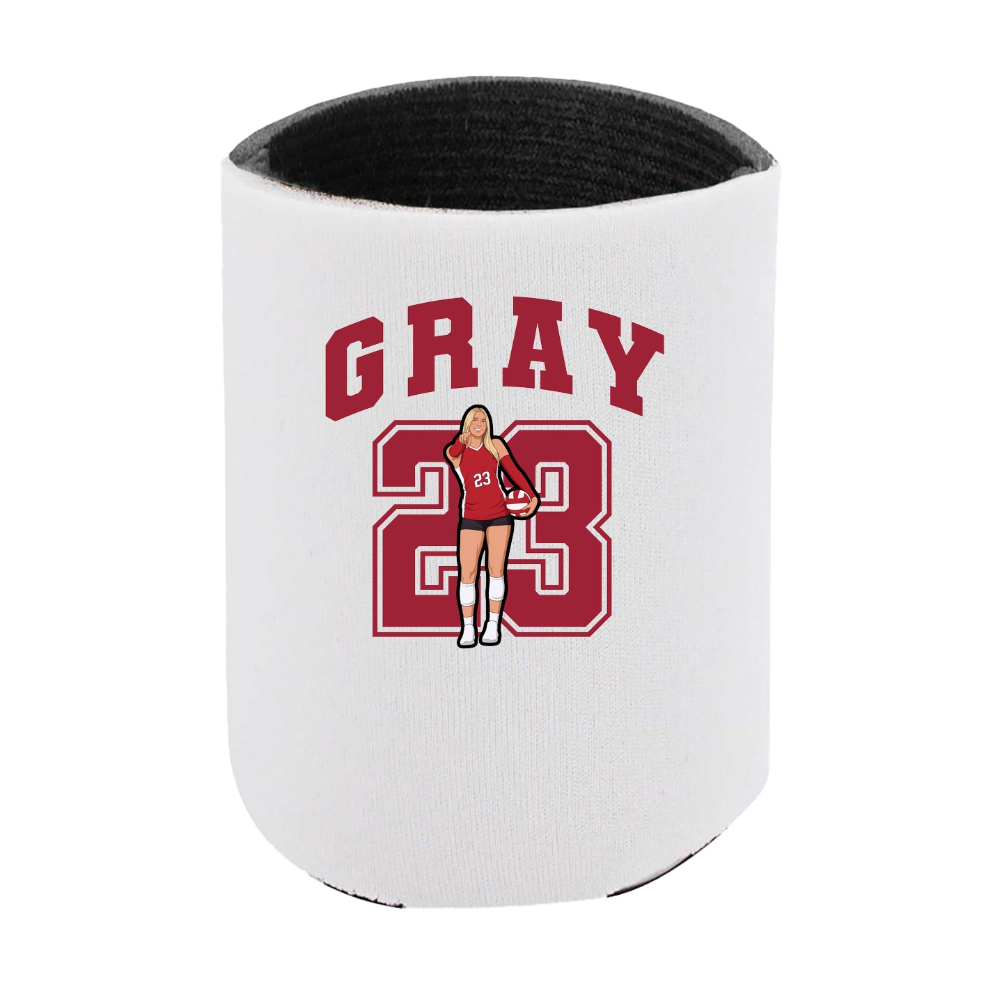 Can Holder — Number in White