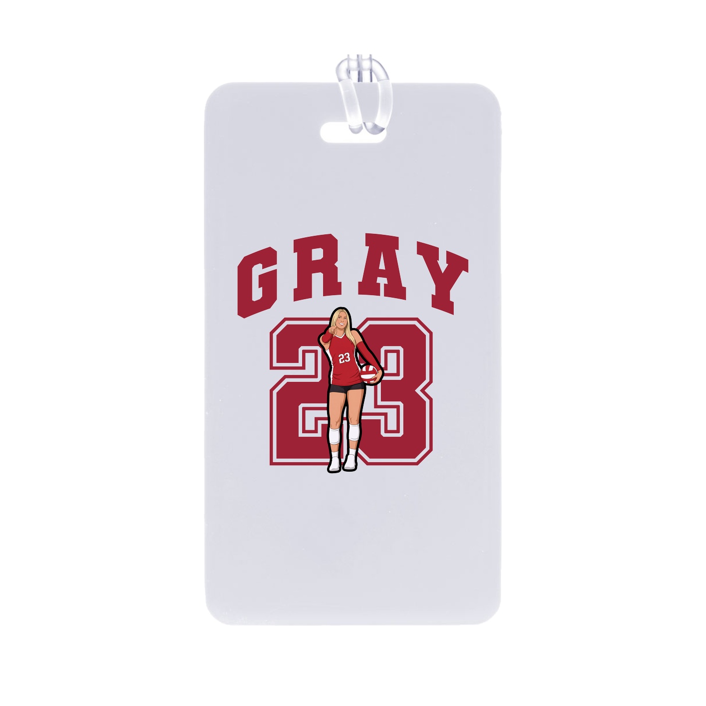 Bag Tag — Number in Classic