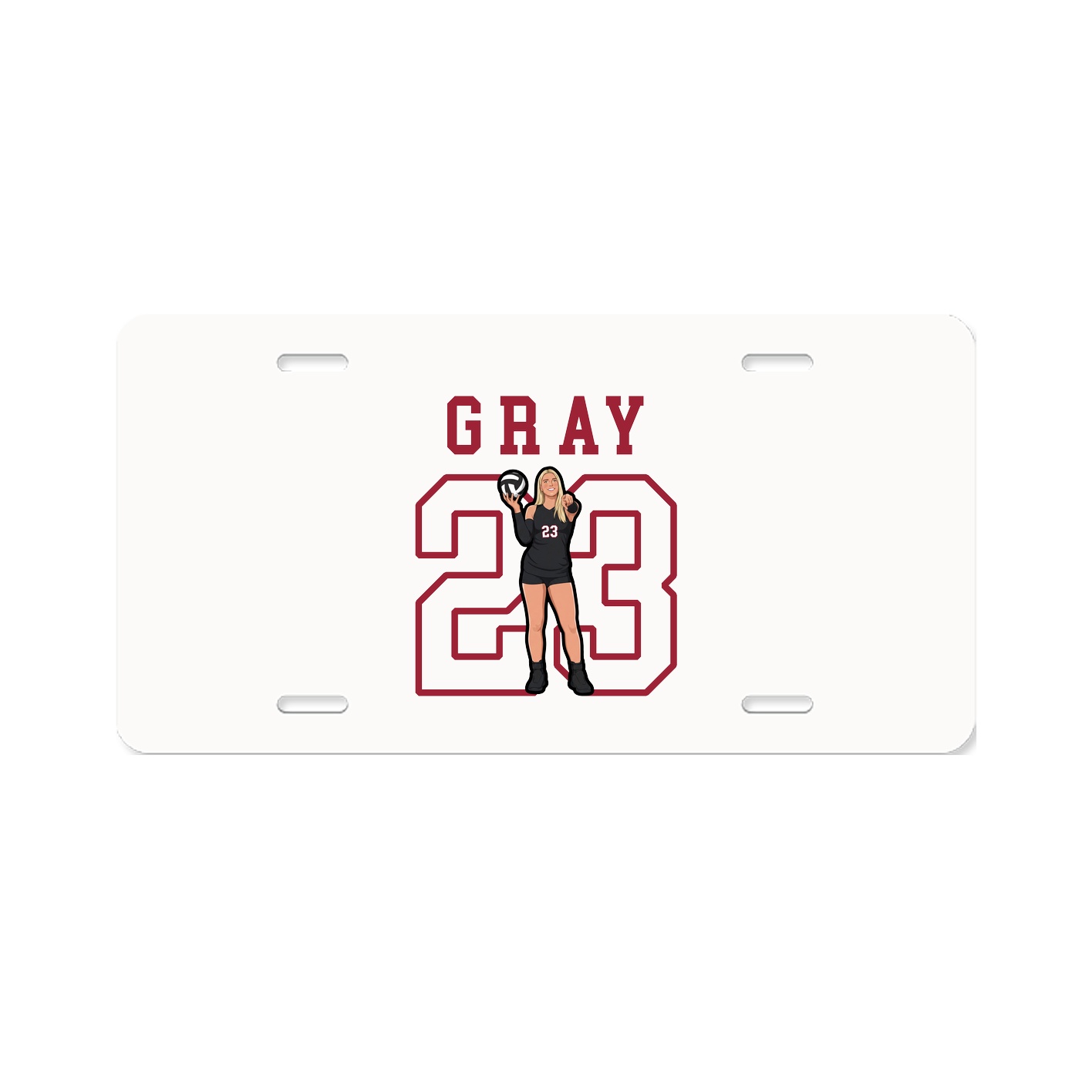 License Plate — Shirsey in Classic