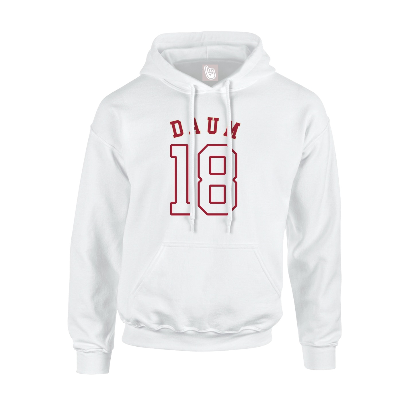 Youth Hoodie — Shirsey Arch in White