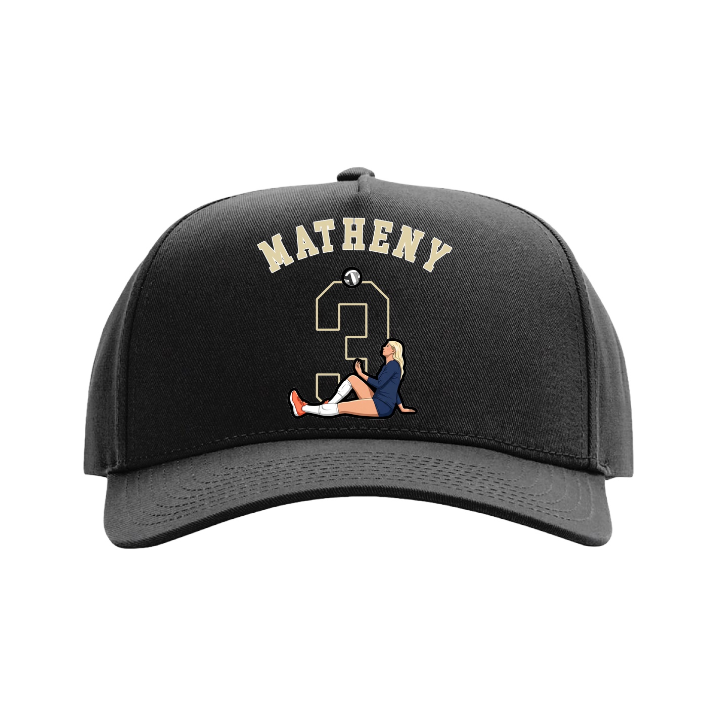 Full Fabric Five-Panel Champ Cap