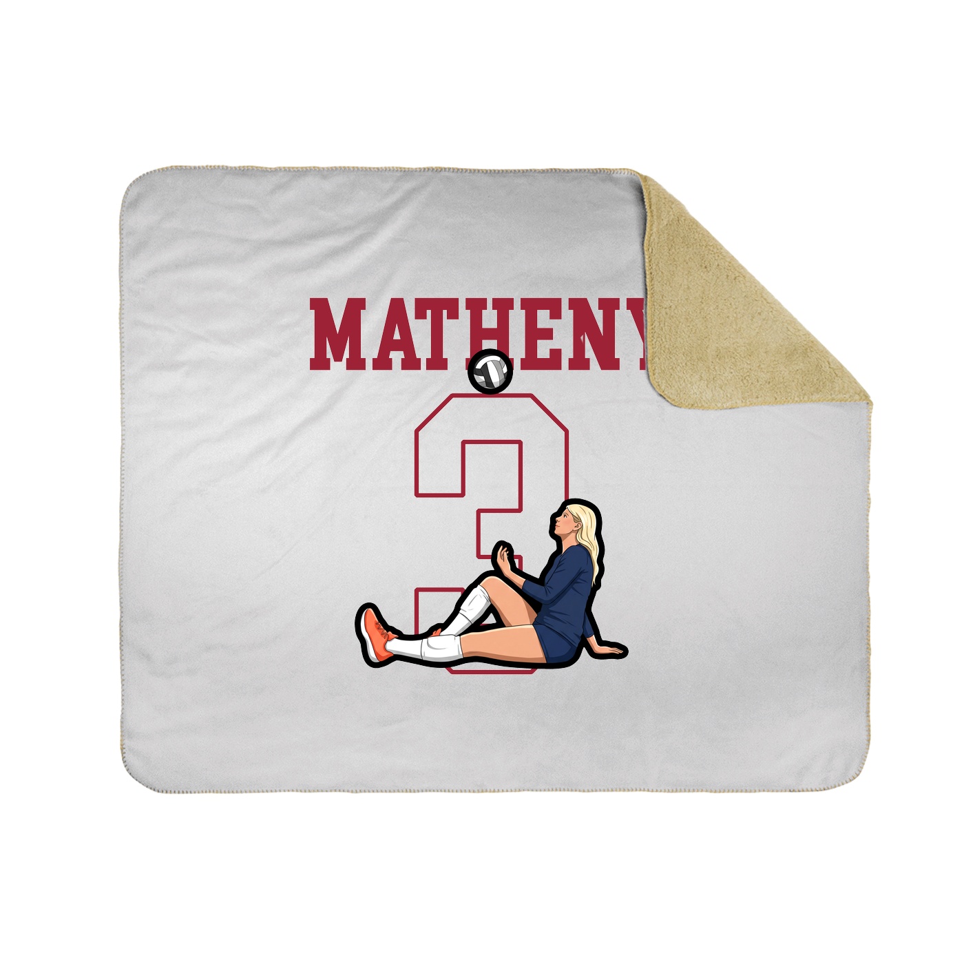 50x60 Sherpa Lined Throw Blanket