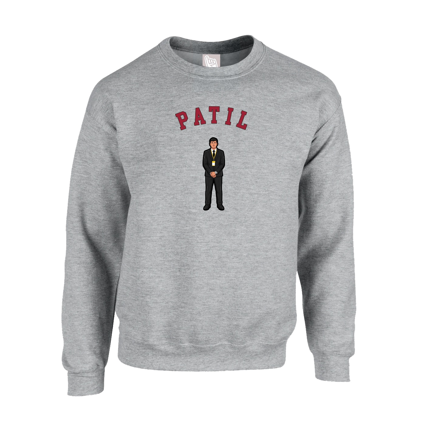 Fleece Crew — Shirsey Arch in Grey