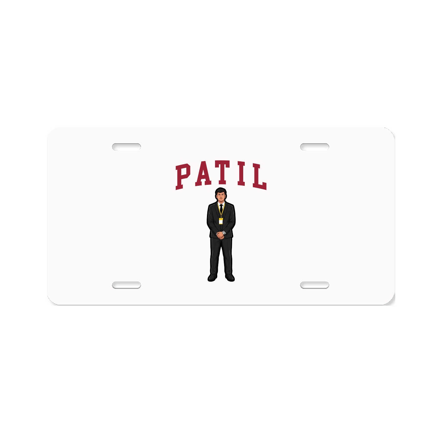 License Plate — Shirsey in Classic