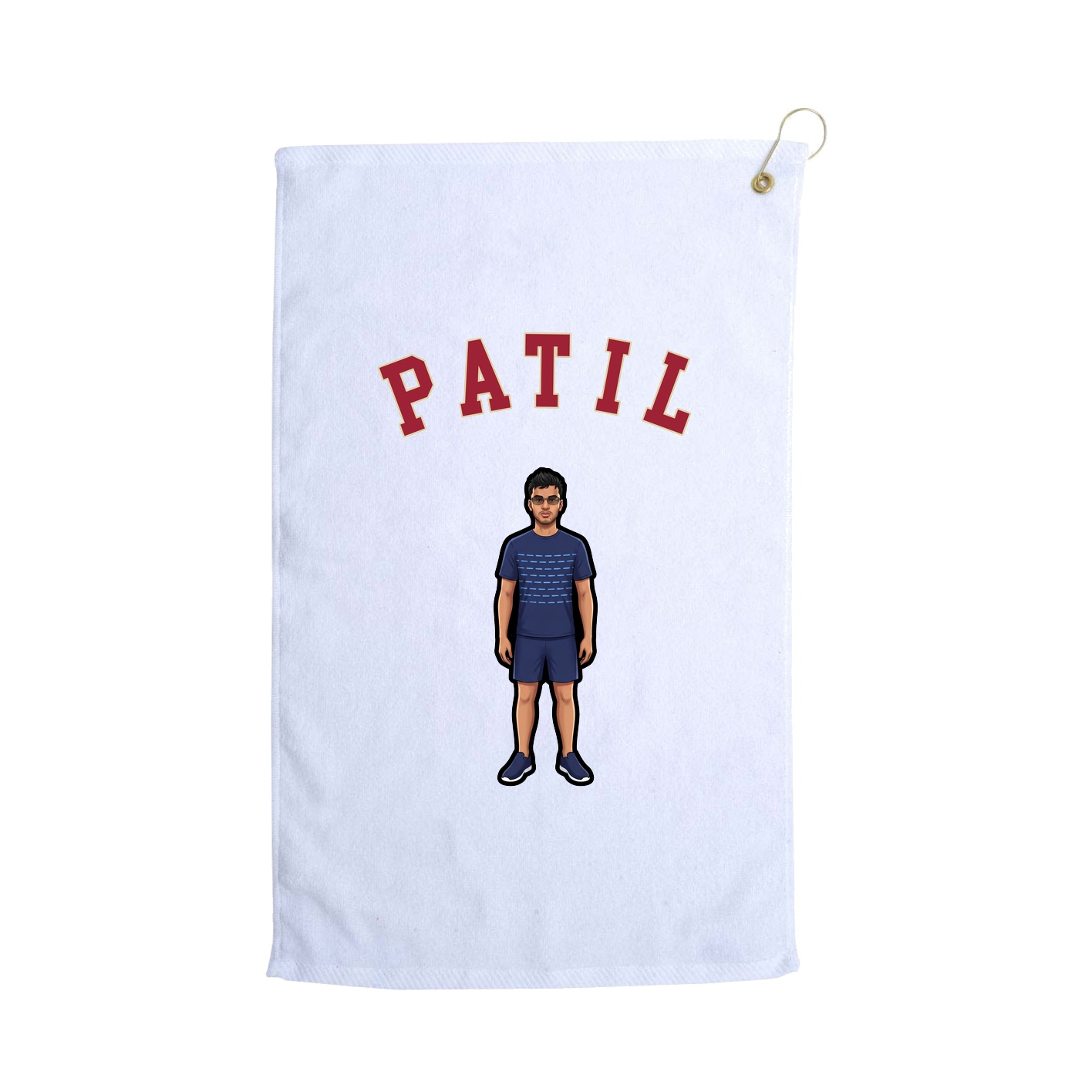 Golf Towel — Shirsey Arch in White