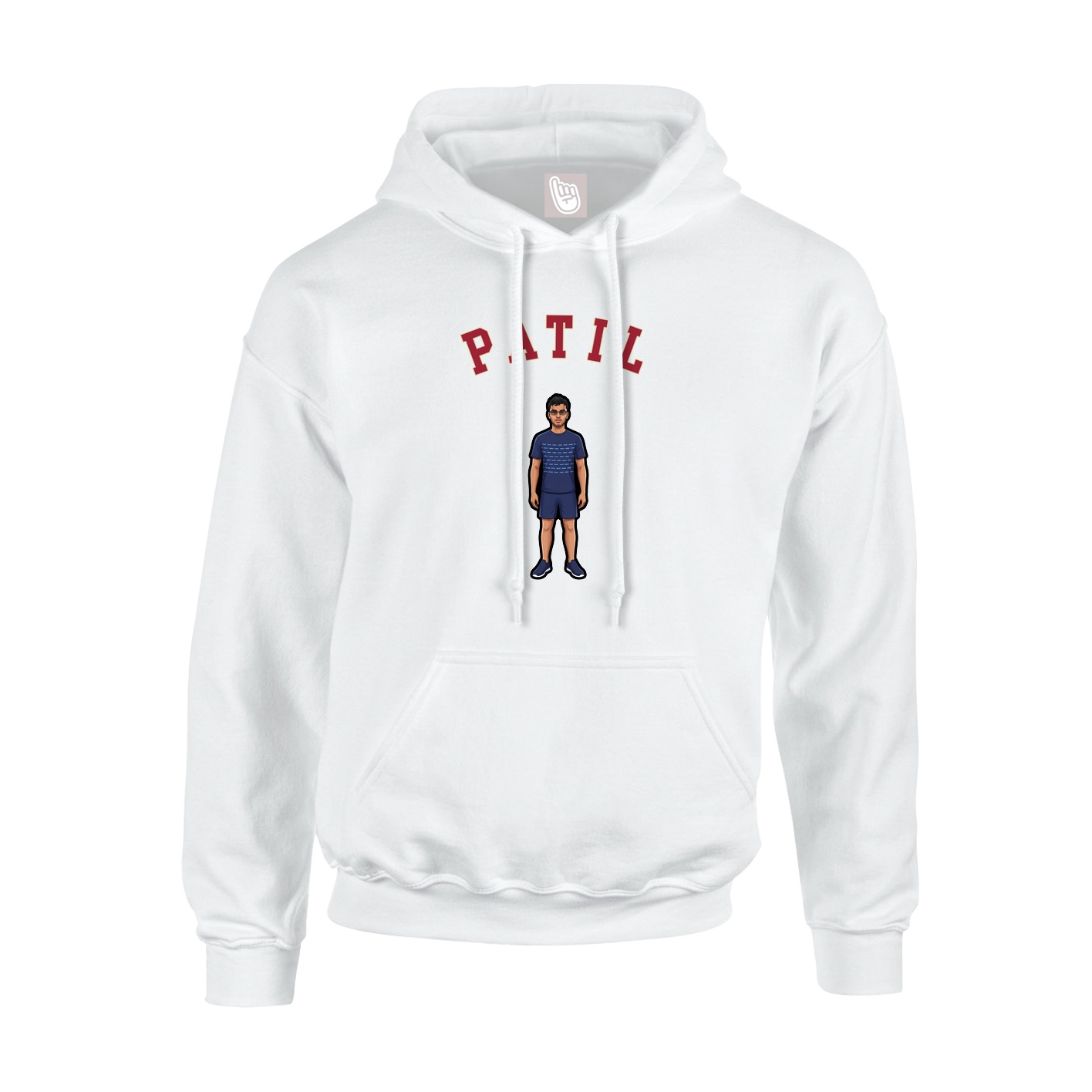 Youth Hoodie — Shirsey Arch in White