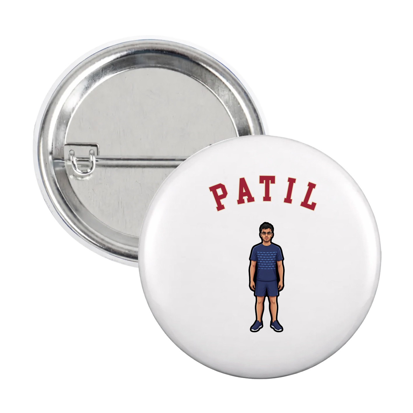 Game Day Button — Shirsey Arch in White