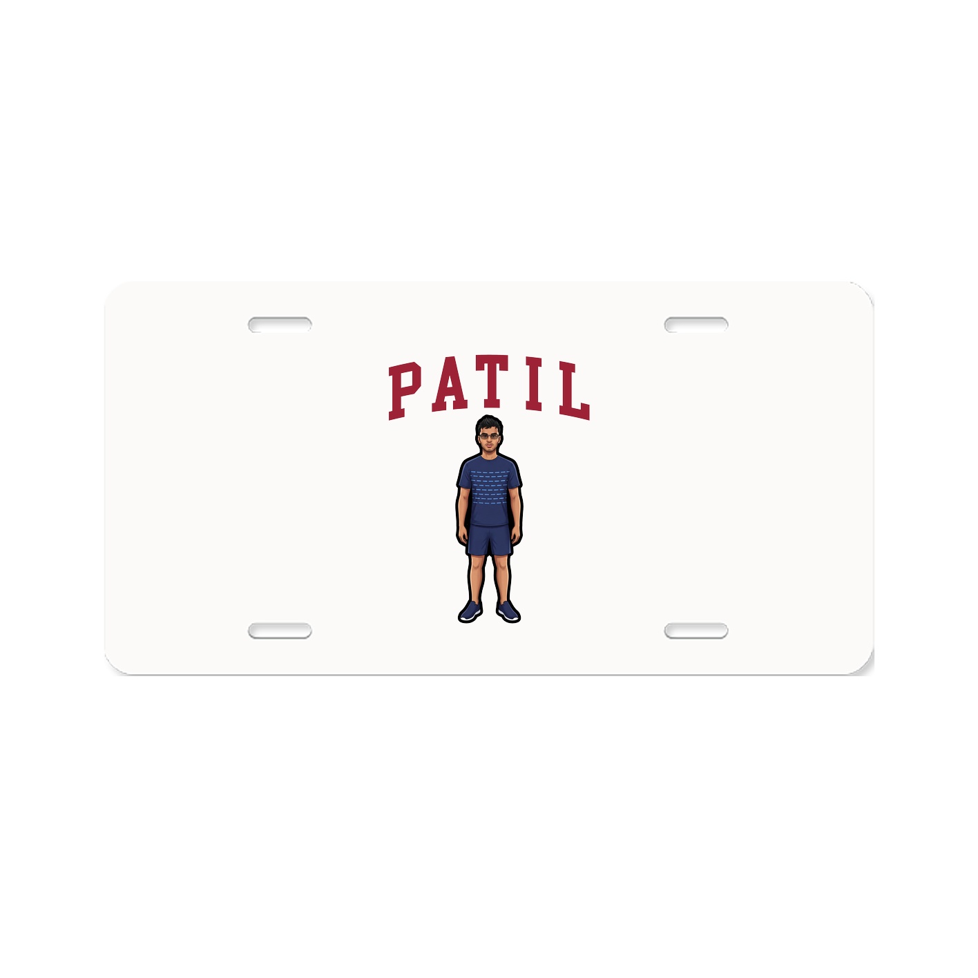 License Plate — Shirsey in Classic