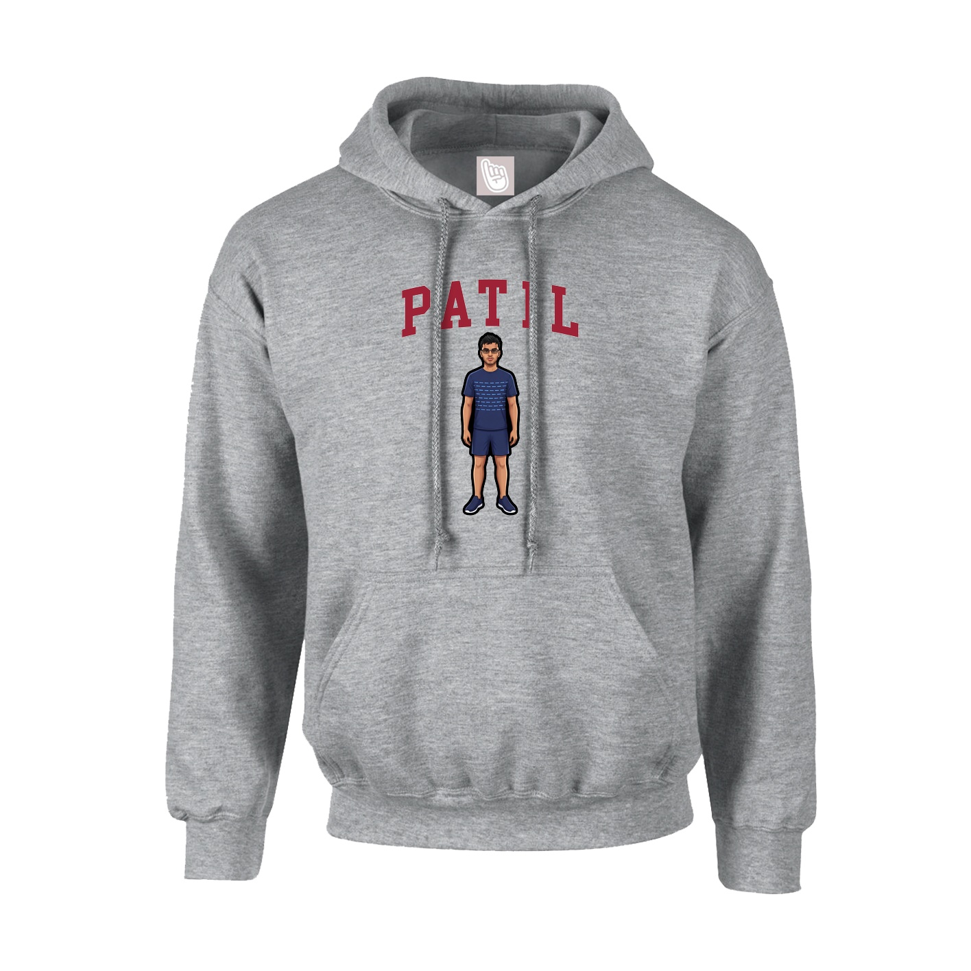 Hoodie — Shirsey in Grey