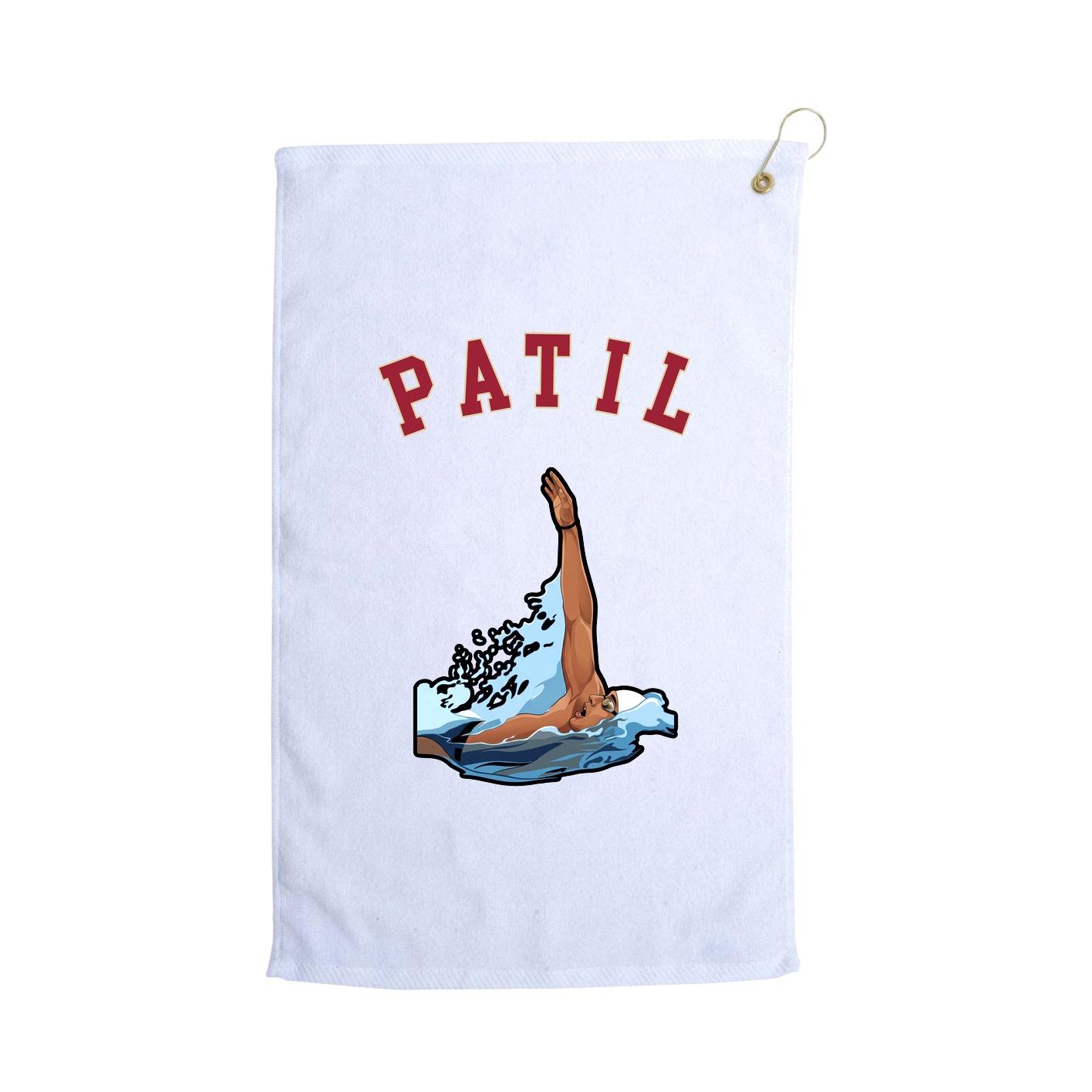 Golf Towel — Shirsey Arch in White