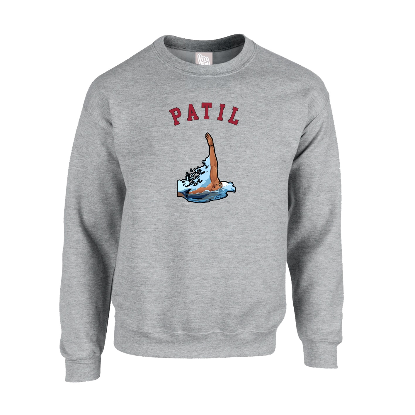 Fleece Crew — Shirsey Arch in Grey