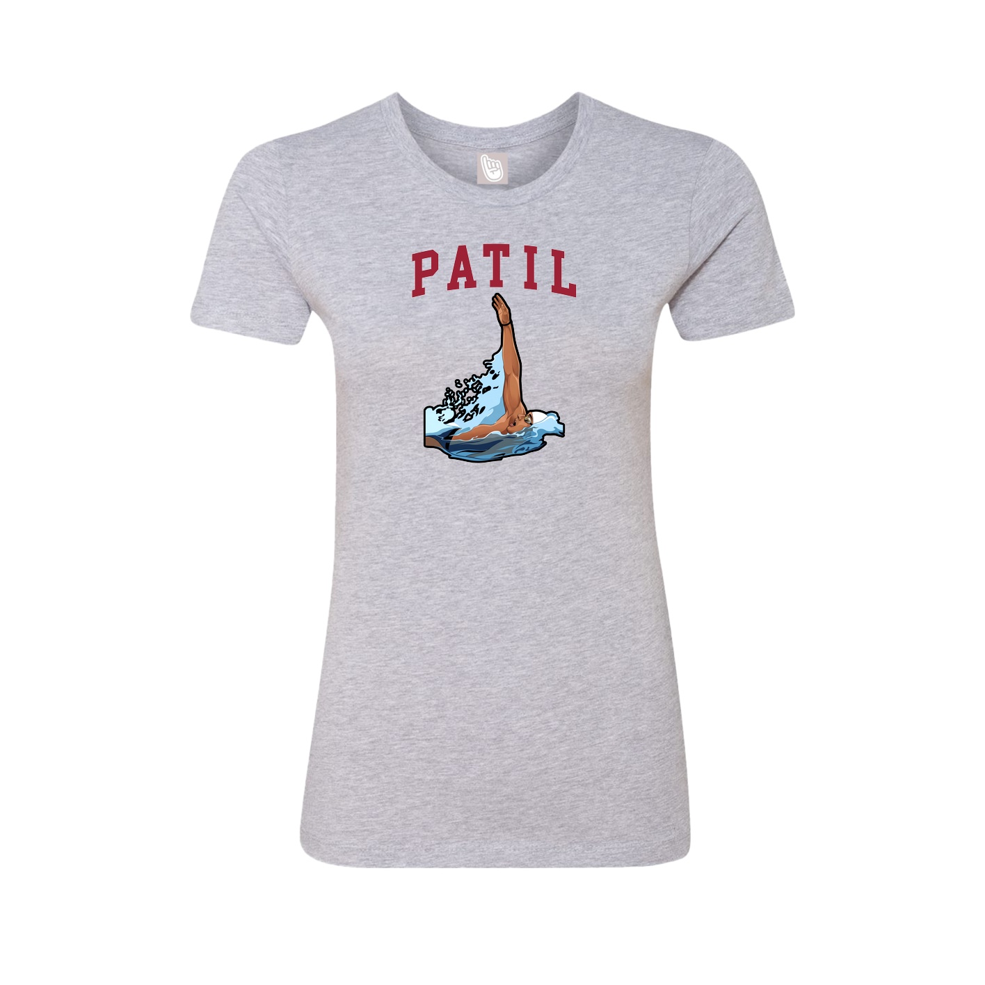 Fitted Women's Tee — Shirsey in Grey