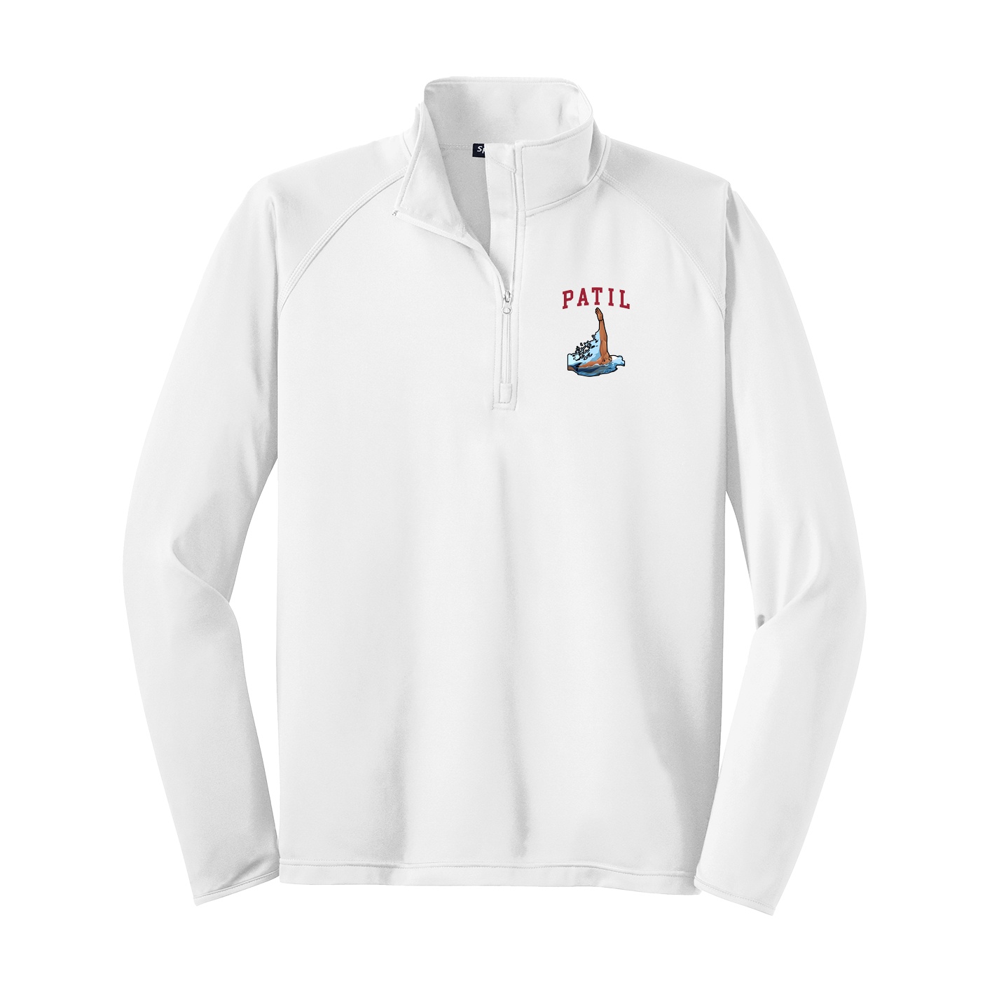 Q-Zip Pullover — Shirsey in White
