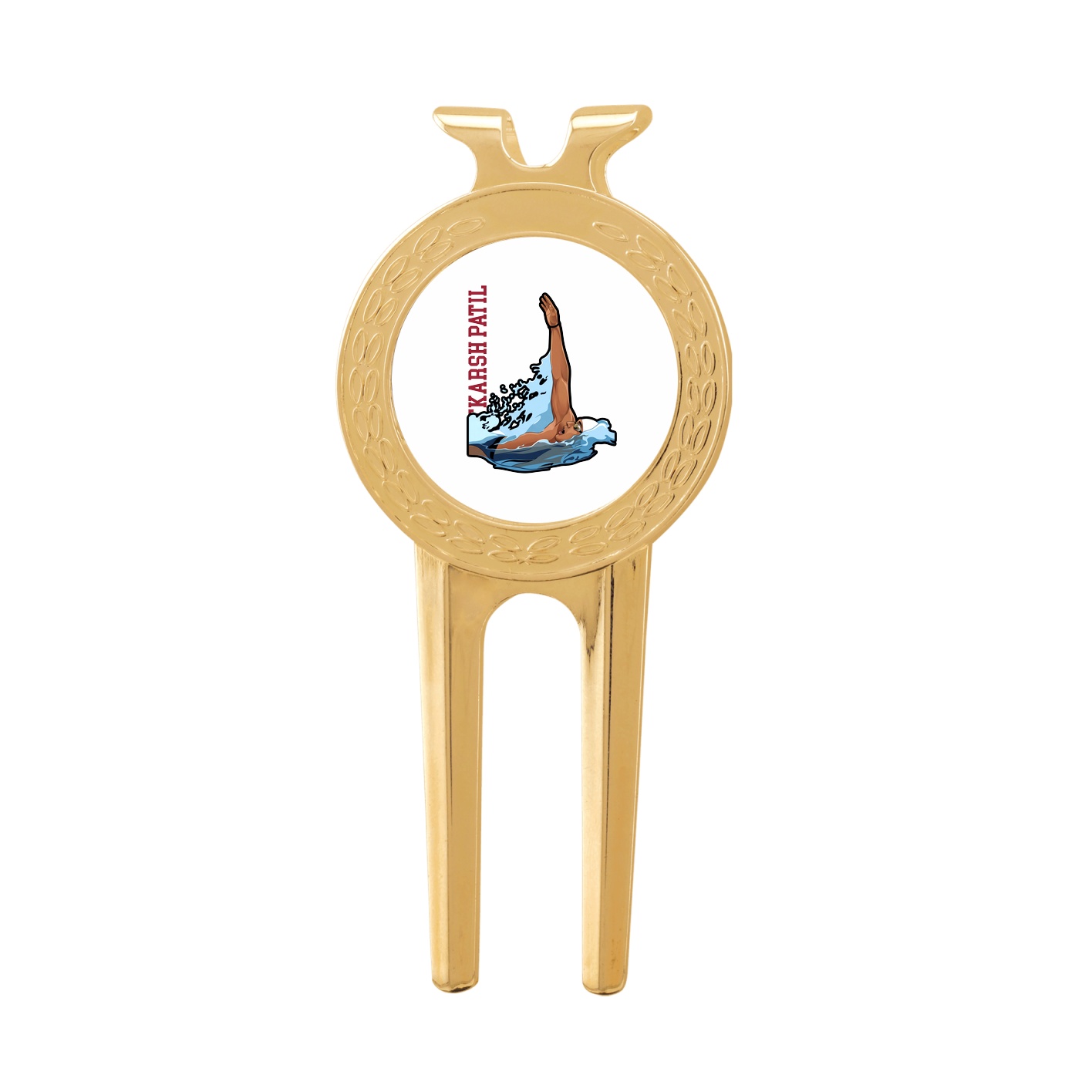 Divot Tool with Ball Marker — Name Vertical in Classic