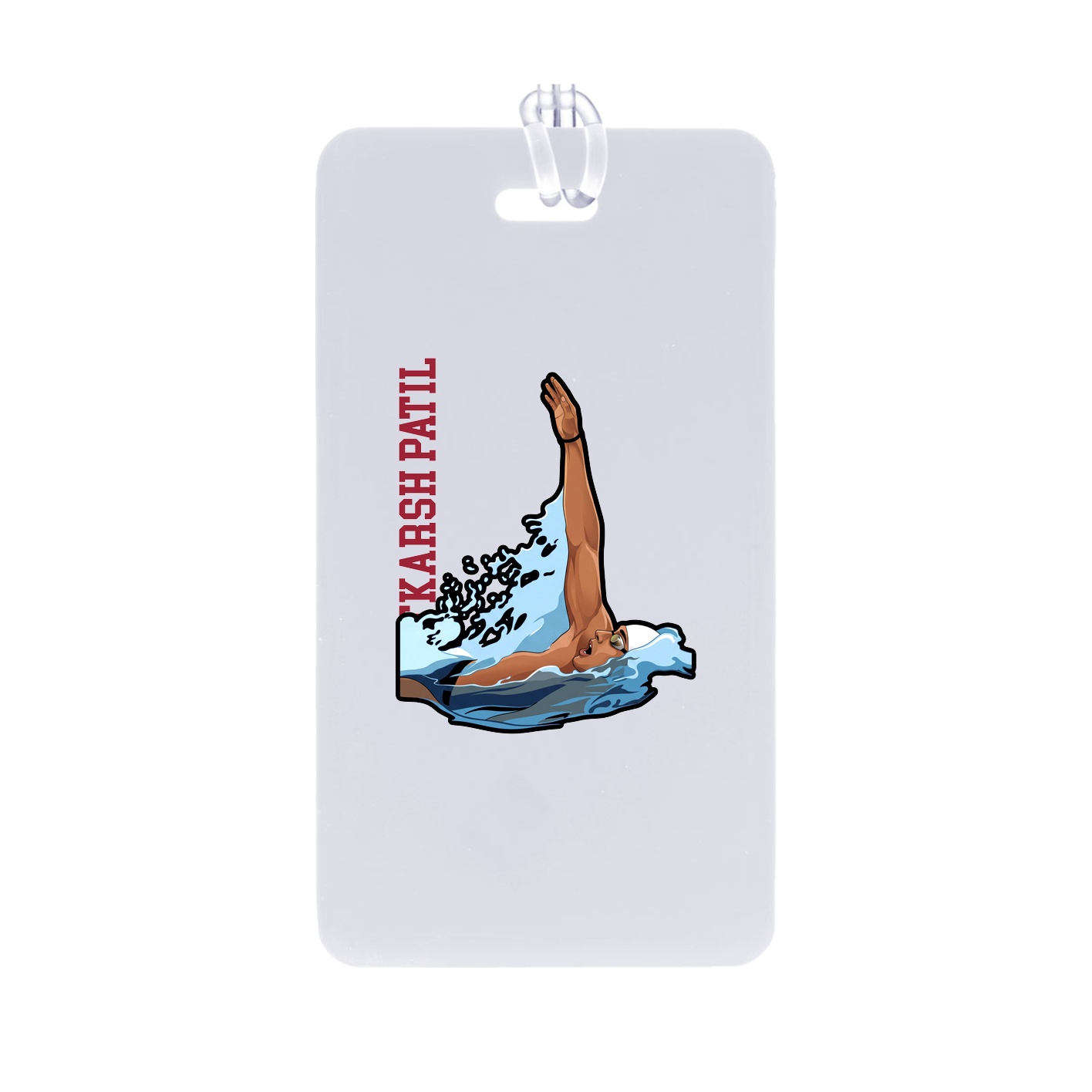 Bag Tag — Name Vertical in Classic