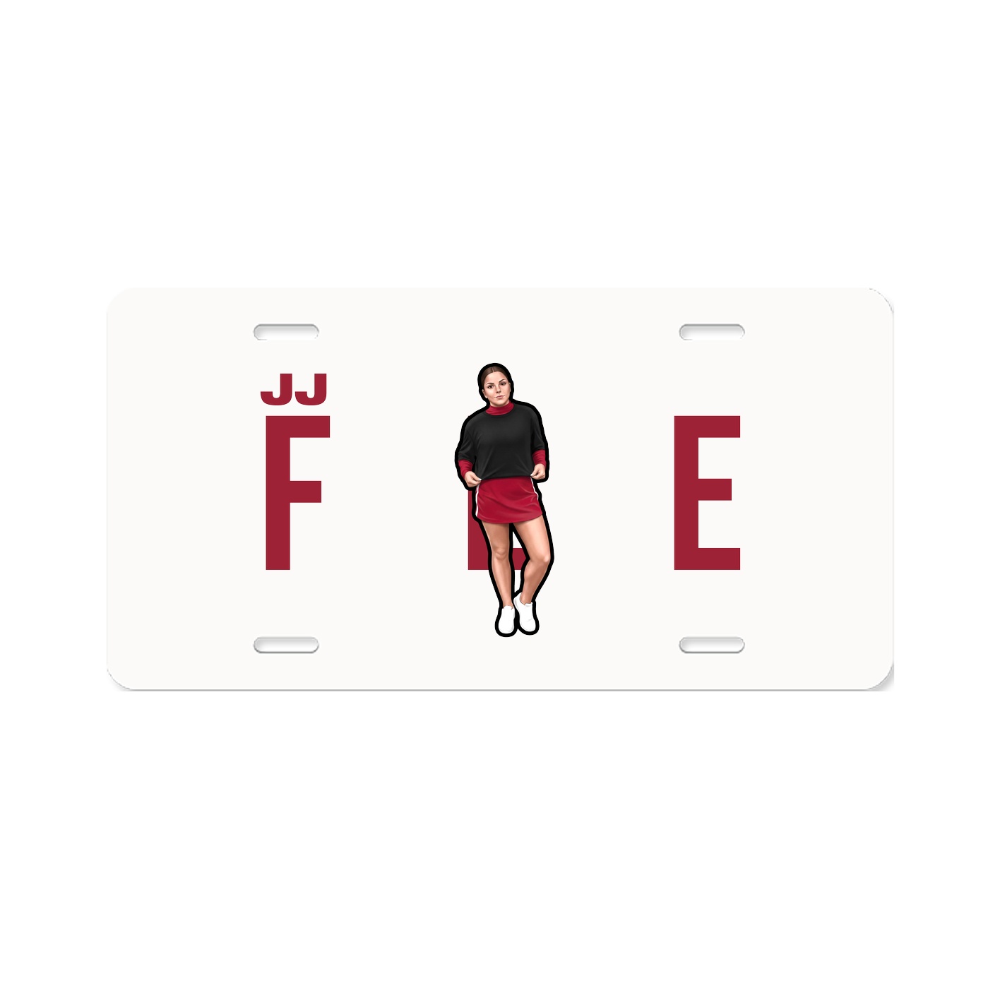License Plate — Player Name in Classic